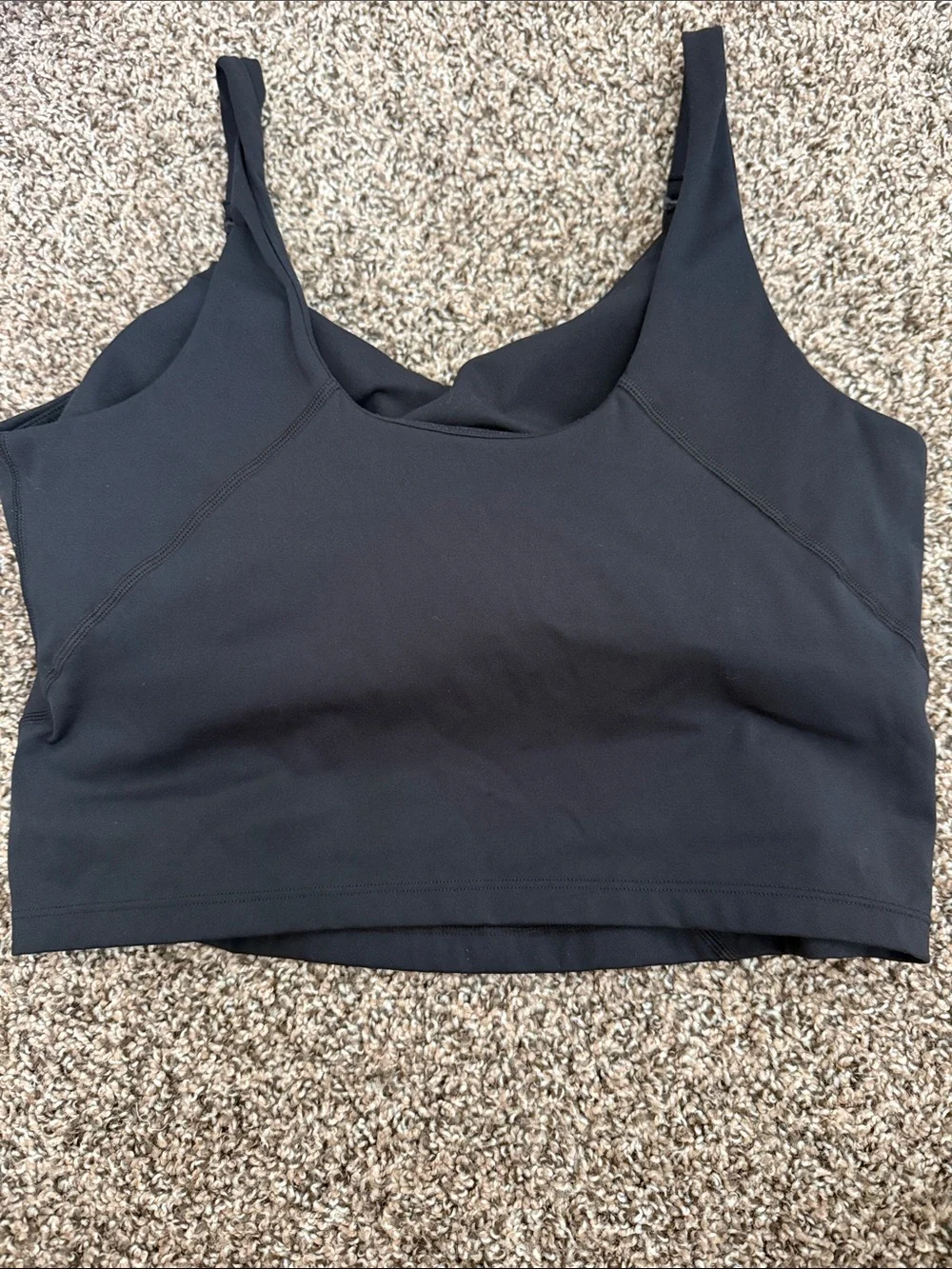 Black Breastfeeding Crop Top